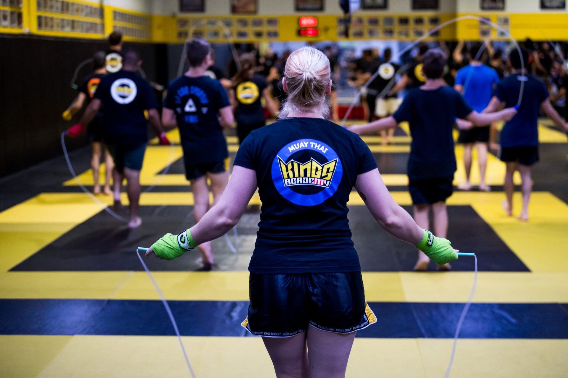 Kings Academy Students Training Muay Thai