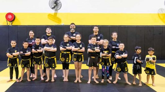 Instructors and Students Kids Muay Thai Grading
