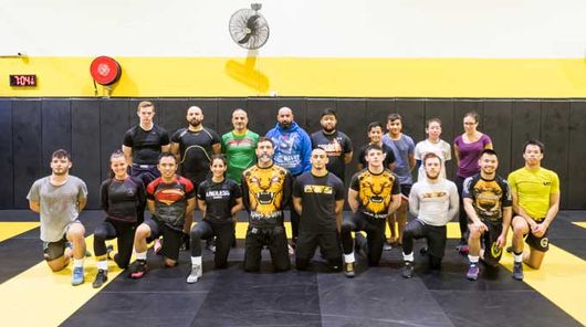 Kings Academy Instructors and Students Wrestling Class