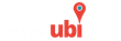 Logo « ubi » rouge avec une épingle de localisation au-dessus du « i ». L'épingle comporte un point bleu au centre.