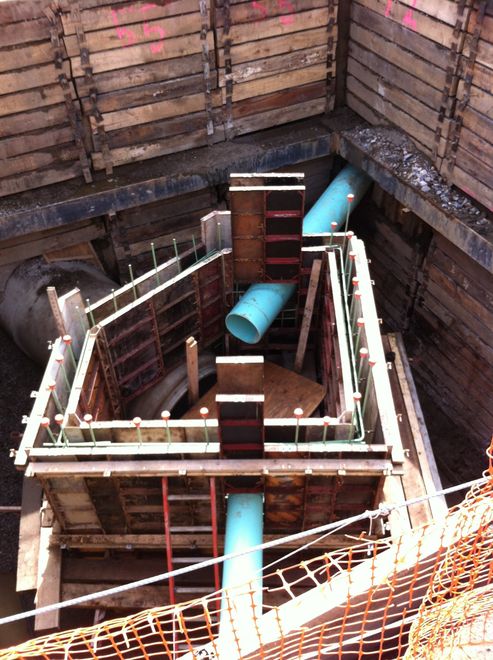 Ash Street Cast in place Manhole replacement