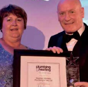 Recognition for plumbing and heating work