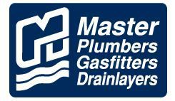 Master plumbers logo
