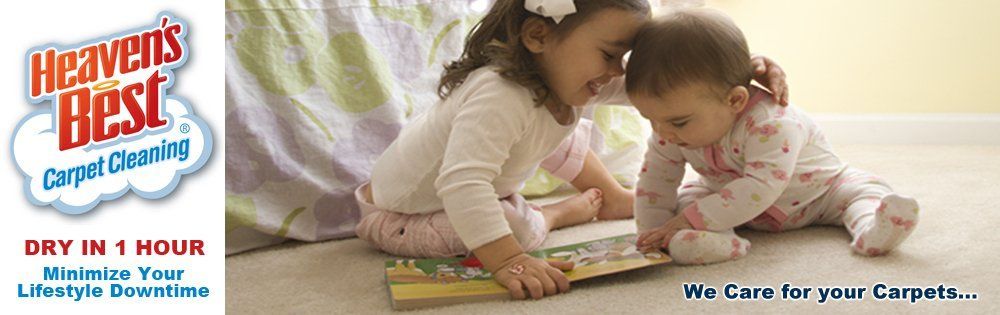 Heaven's Best Carpet cleaning is safe for kids and pets