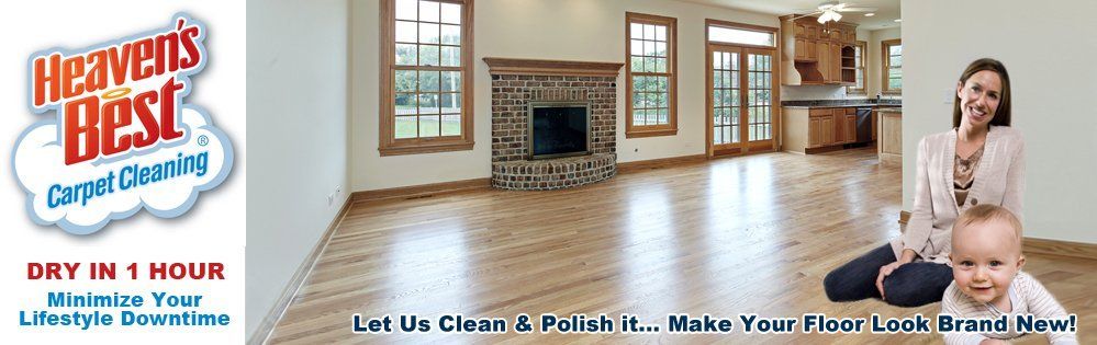 Have your Hardwood Floors lost their luster? Call Heaven's Best for Hardwood Estimate