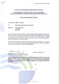 SEPA-Licence-WML-L-1111882-Dundee-Decom_img alt