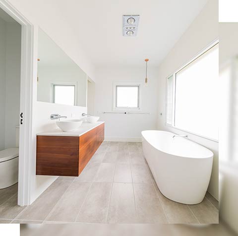 Newly renovated bathroom
