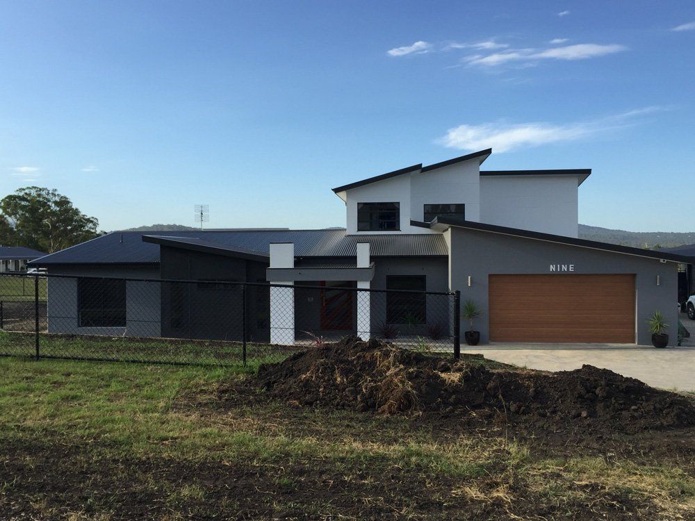house with soil