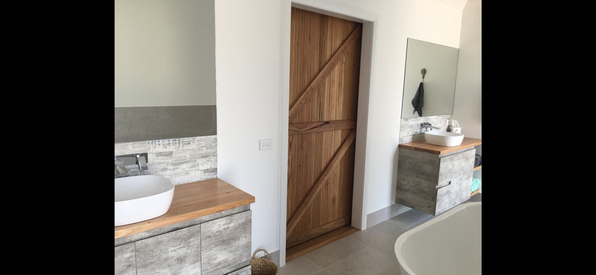wood door