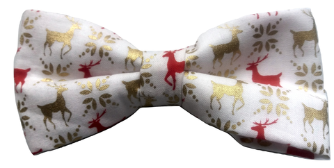 Handmade dog bow tie Red polka dot dog bow tie