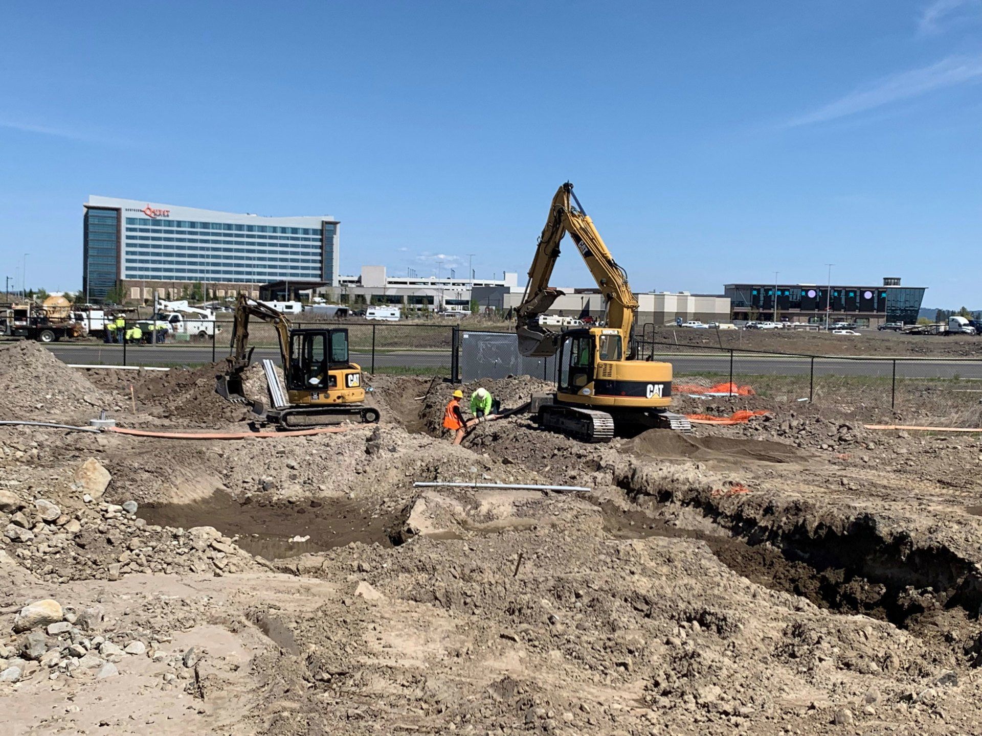 Construction Site View — Orchards, WA — Tilton Excavation