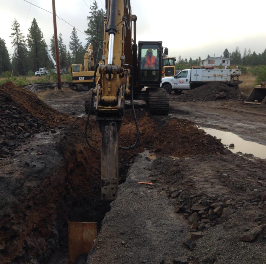 Soil Digger Machine — Orchards, WA — Tilton Excavation