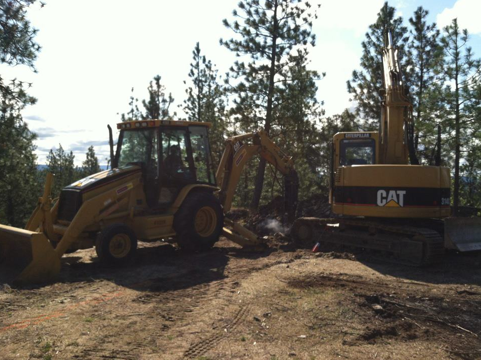 Excavator Machines — Orchards, WA — Tilton Excavation