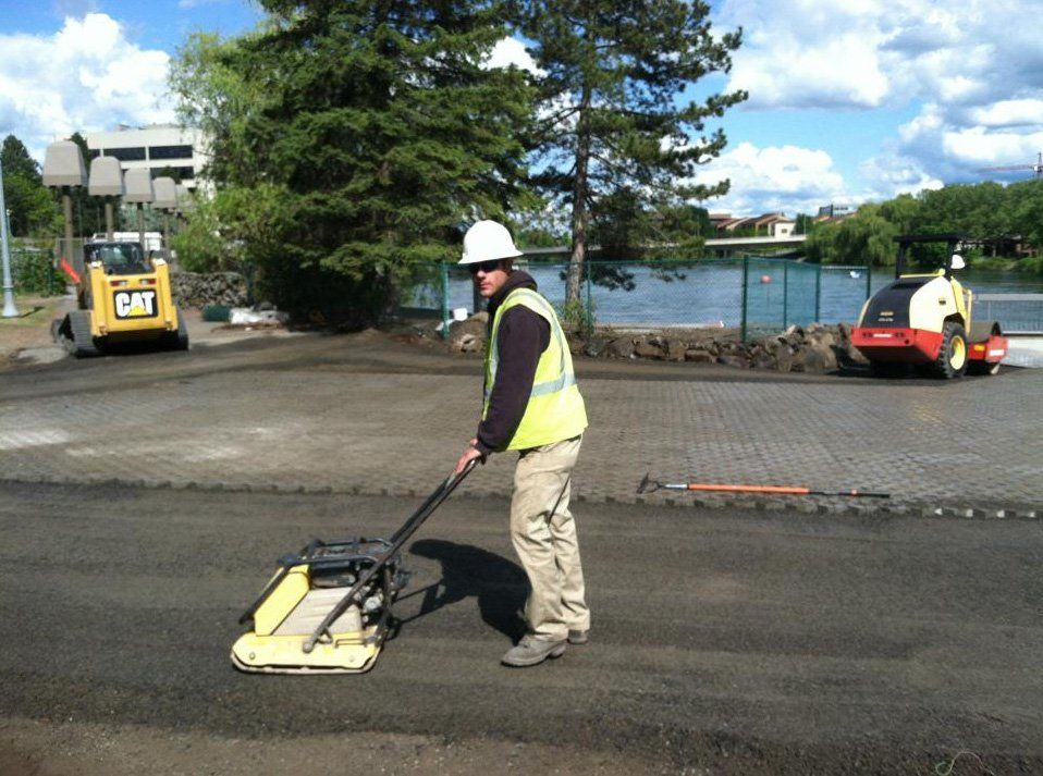 Road Flattening — Orchards, WA — Tilton Excavation