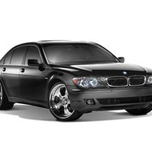 brand new black car protected by a high-tech plastic coating near colorado springs