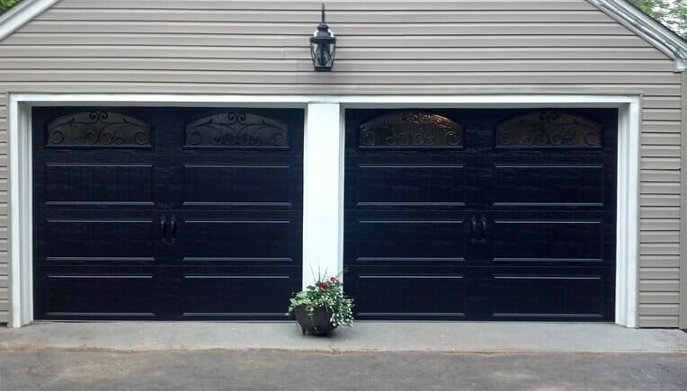blue garage — garage doors in Florence, NJ