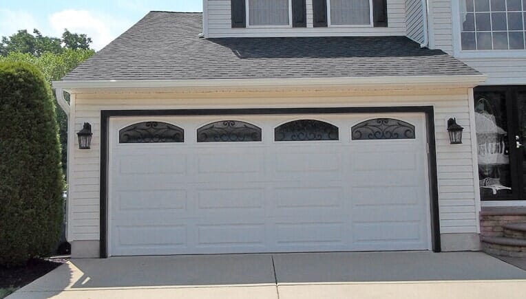 white door — garage doors in Florence, NJ