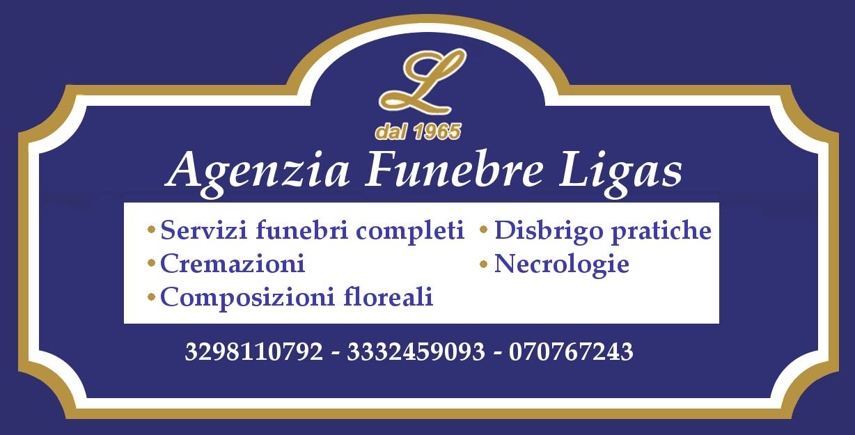 biglietto da visita dell'agenzia funebre