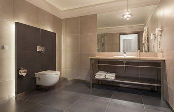 bathroom tiling