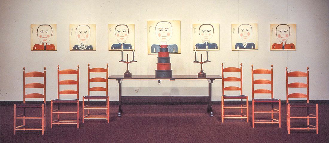 mixed media installation art