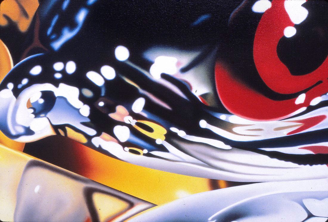 show detail of lure painting