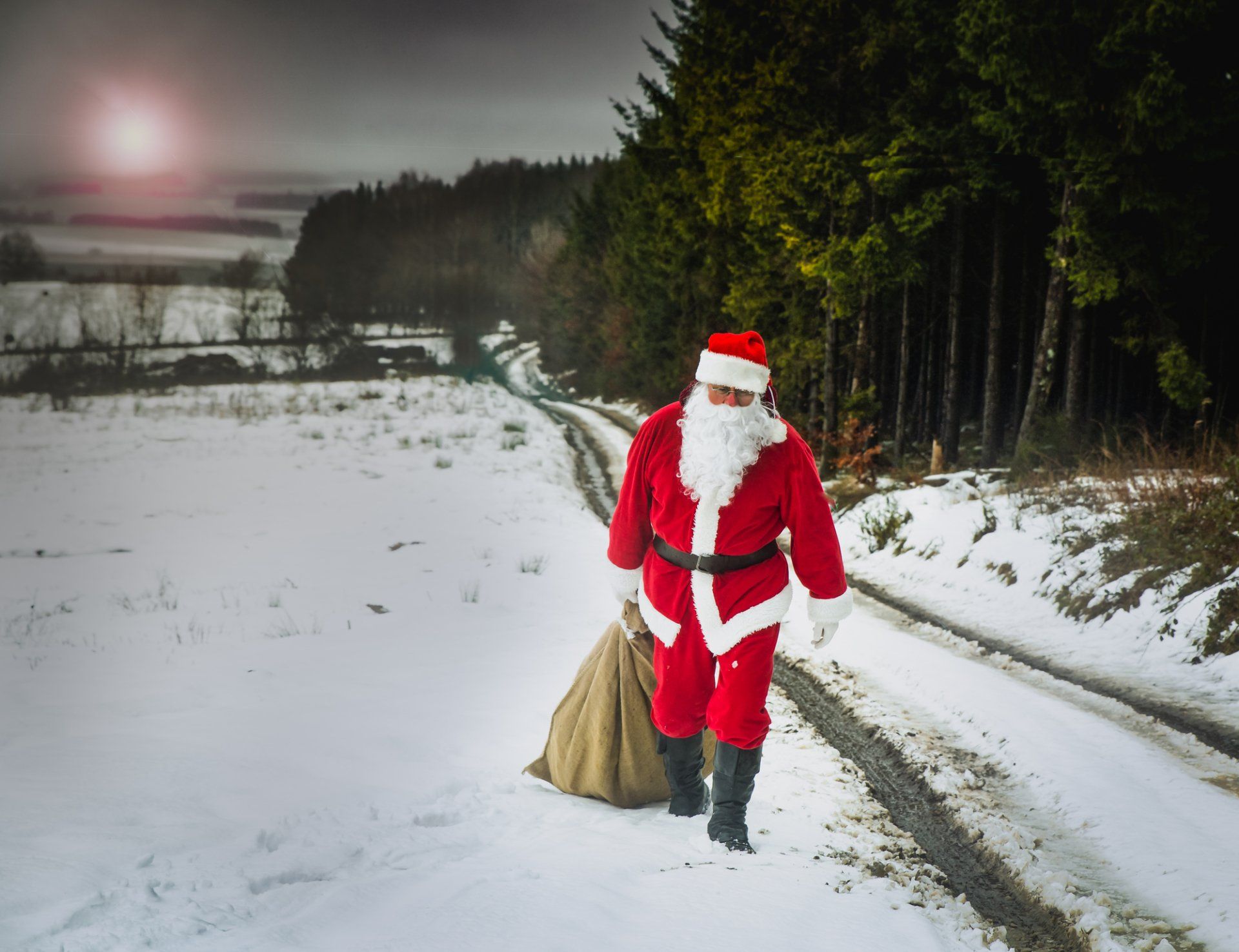 Santa Dragging a Sack — Providence, RI — Divine Investments Santa Dragging a Sack — Providence, RI — Divine Investments
