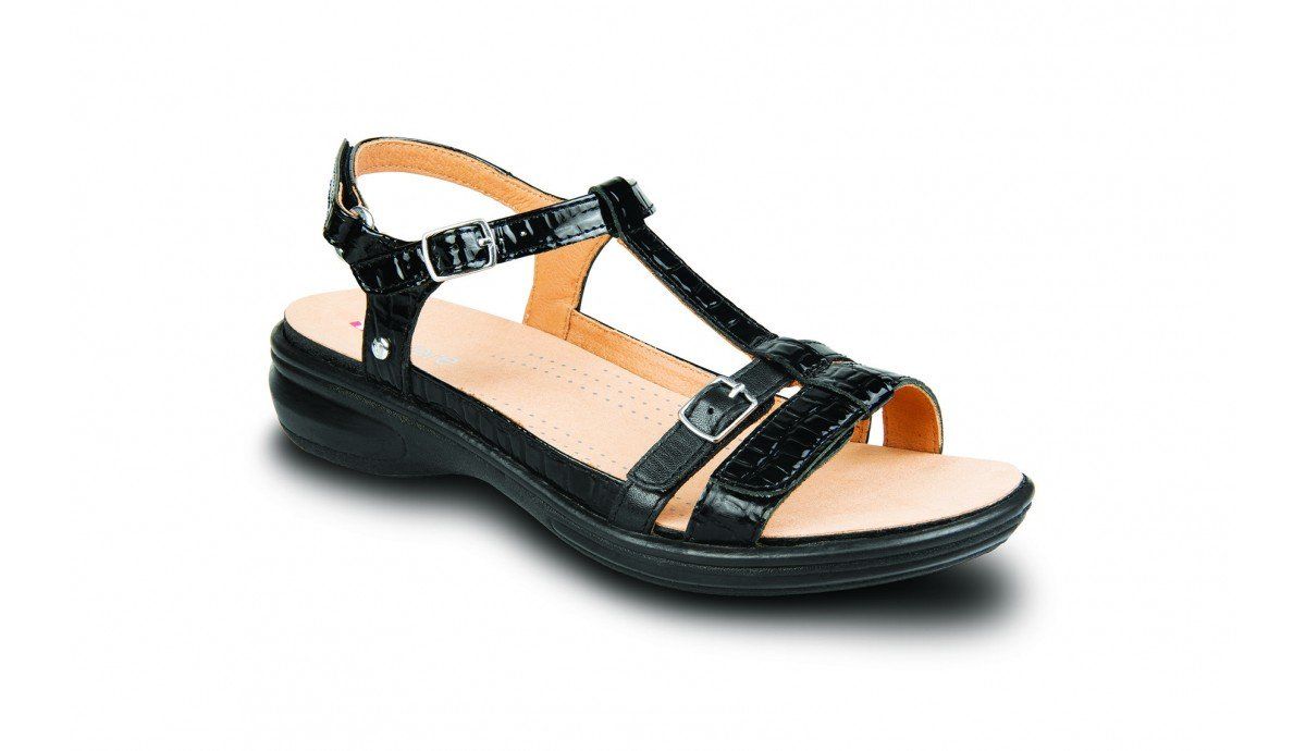 Milan Black Croc