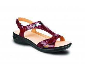 Sta Monica Red Croc