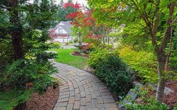 Garden Brick Path in Frontyard - lanscaping in Fairfield, PA Garden Brick Path in Frontyard - lanscaping in Fairfield, PA