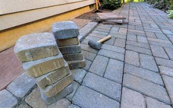 Tools for Side Yard Hardscape - lanscaping in Fairfield, PA Tools for Side Yard Hardscape - lanscaping in Fairfield, PA