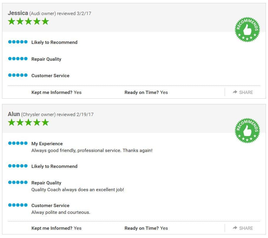 Auto Collision Repair — Jessica and Alun Review in Birmingham, Mi