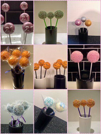 Cake pops. Cake pops.
