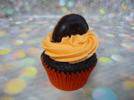 Orange chocolate cupcake. Orange chocolate cupcake.