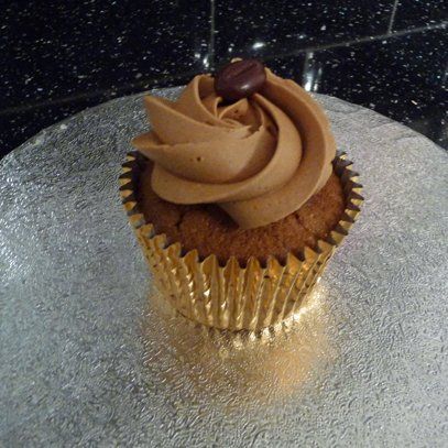 Coffee and walnut cupcake. Coffee and walnut cupcake.