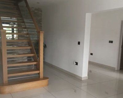 clean floor stair case