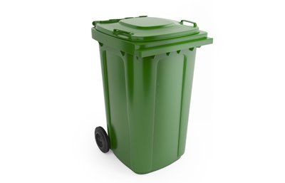 wheelie bins
