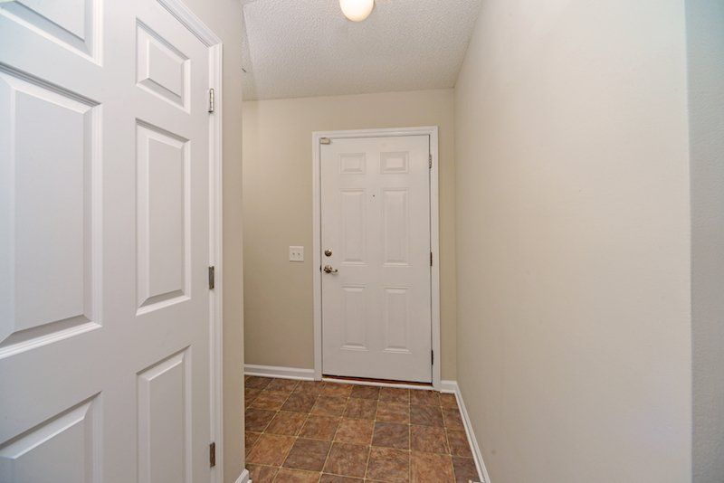 beacon hallway view to the front door closed