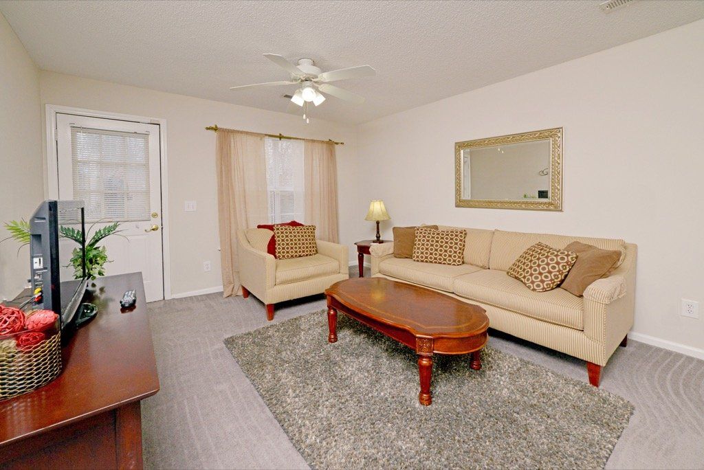 corporate horizon view of living room