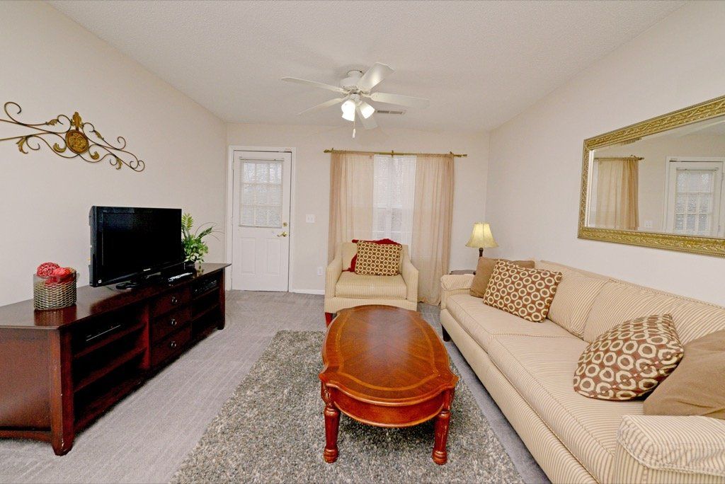 corporate horizon view of living room