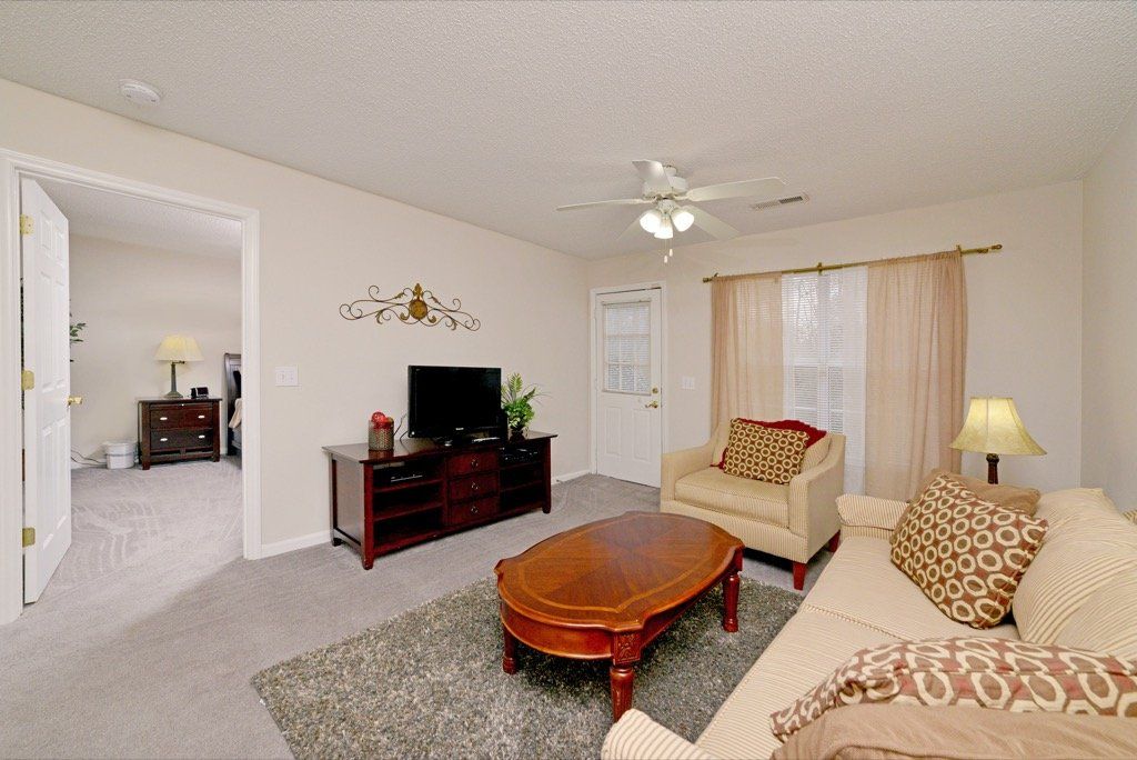 corporate horizon view of living room