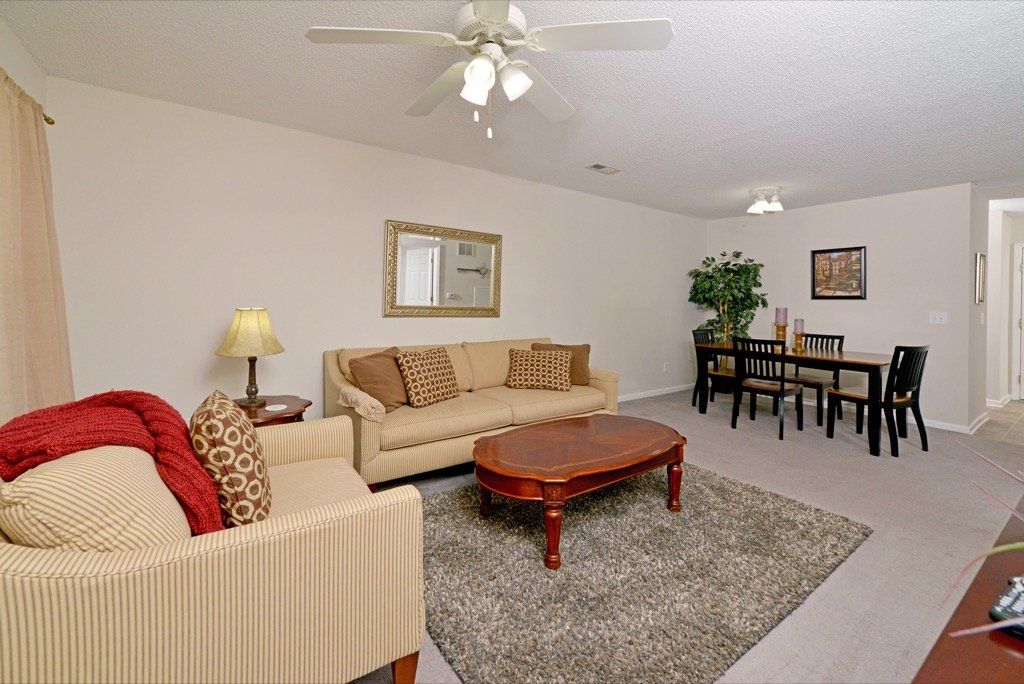 corporate horizon view of living room