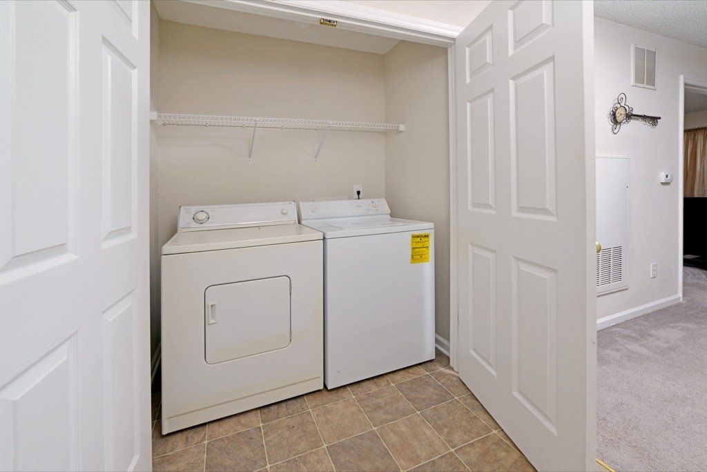 corporate: laundry room with washer & dryer