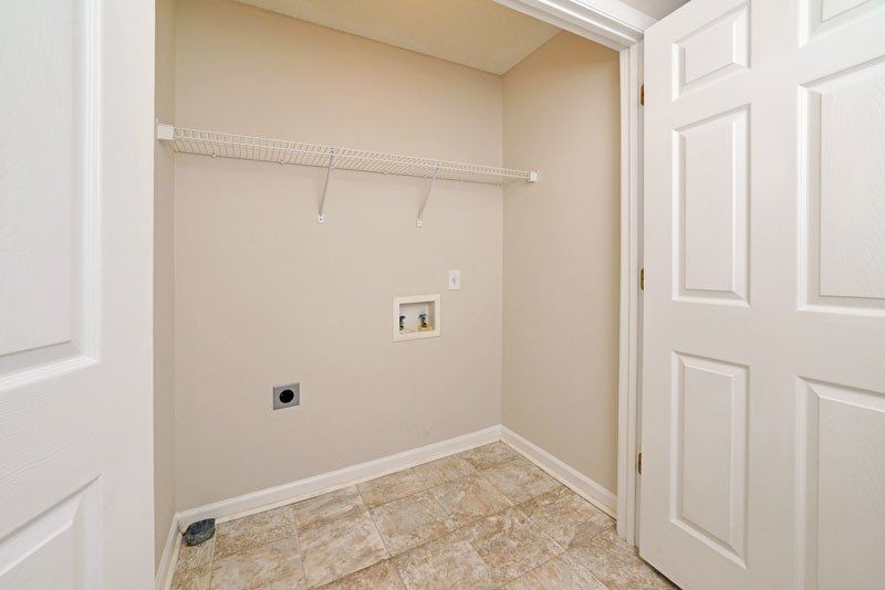 crest- bathroom view of laundry room