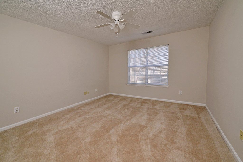 Summits guest bedroom- view with window from door