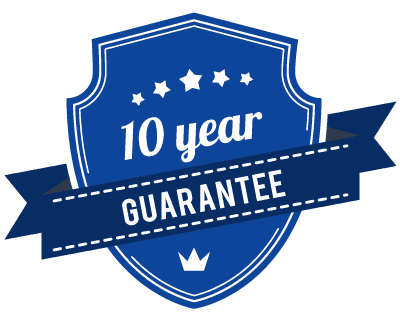 10 Year guarantee badge