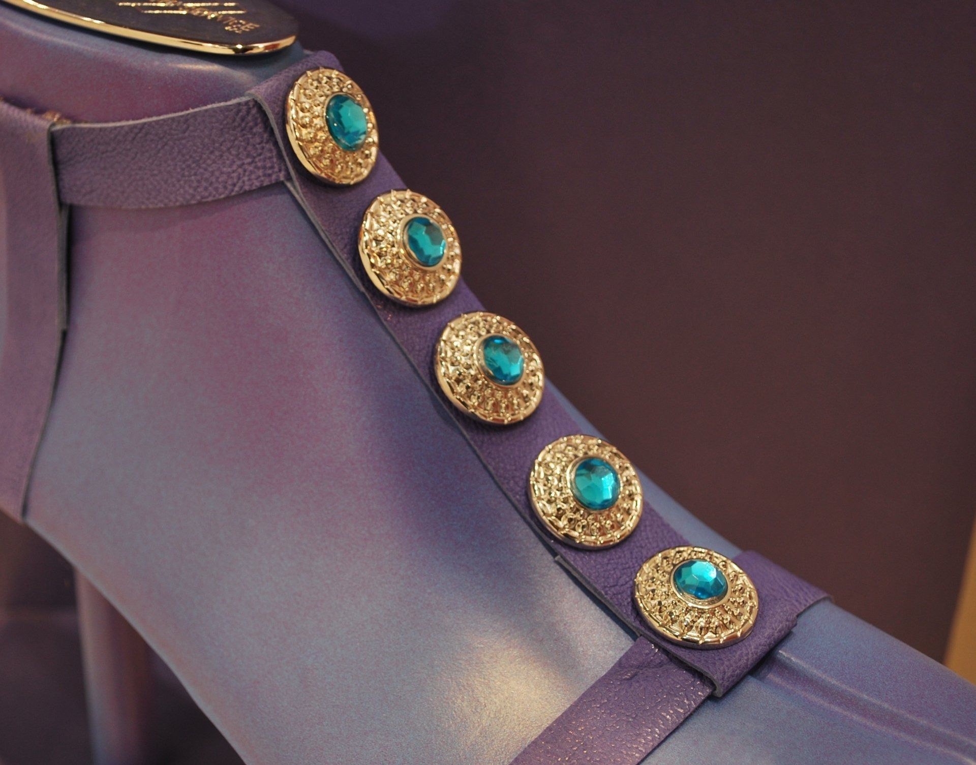 accessorio con brillanti per scarpe