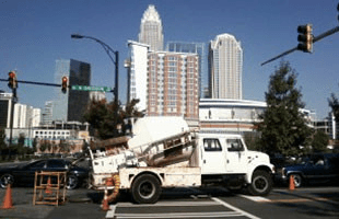 Truck at Work — Utility Needs in Piedmont, SC