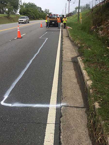 Road Markings — Infrastructure Services in Piedmont, SC