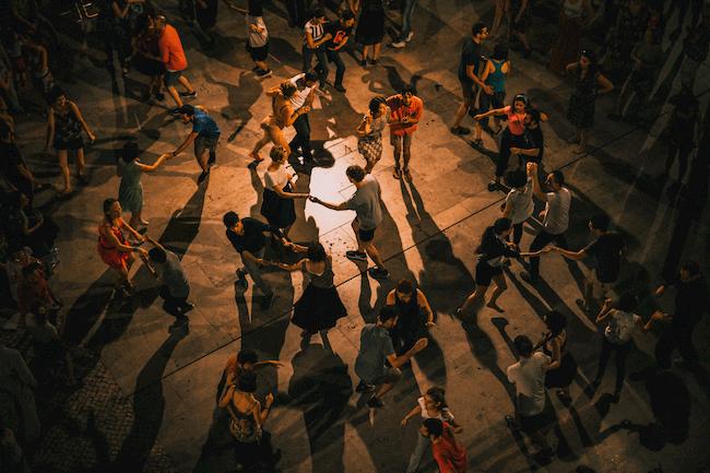 Dansen in een groep, Twente Overijssel