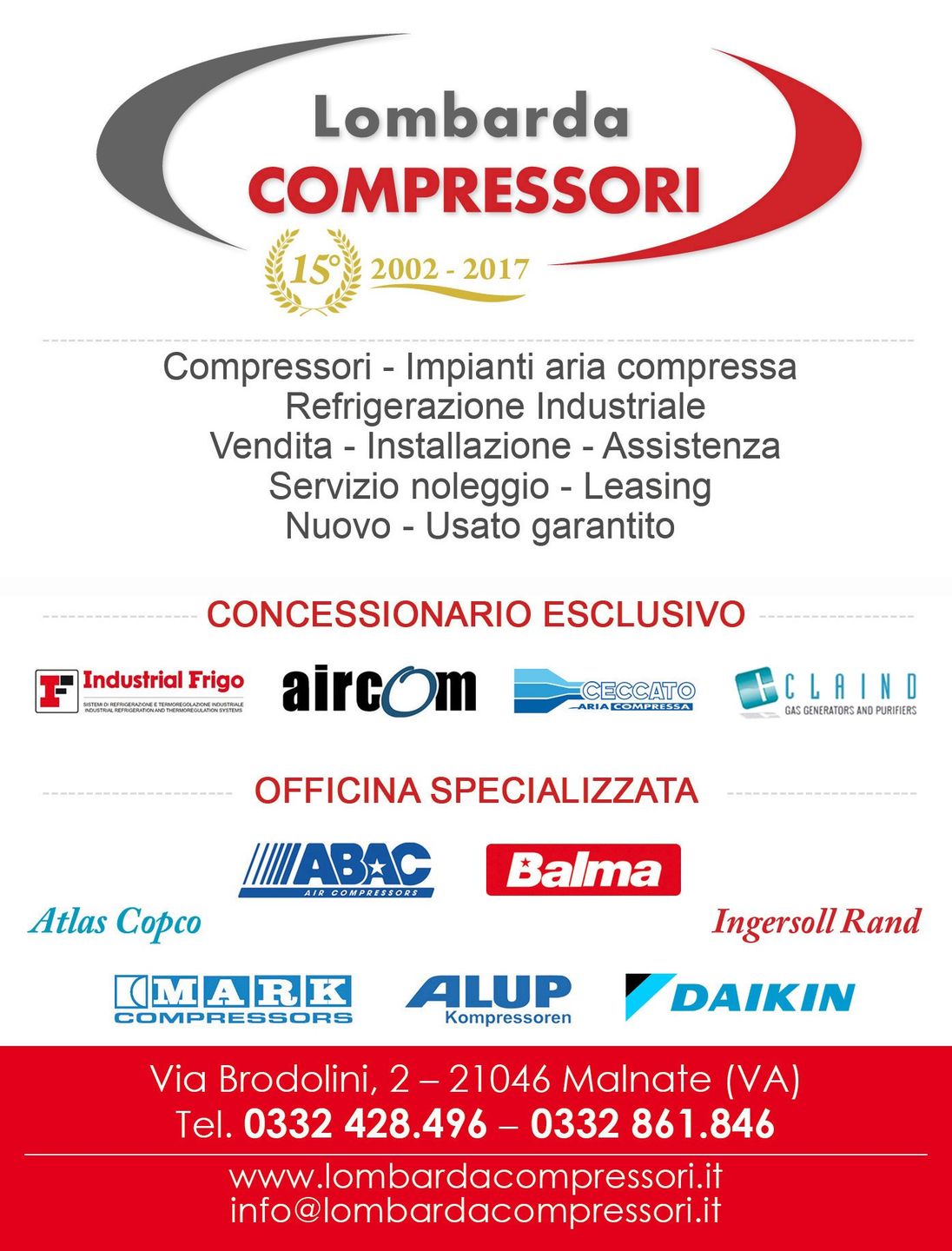 compressore arancione
